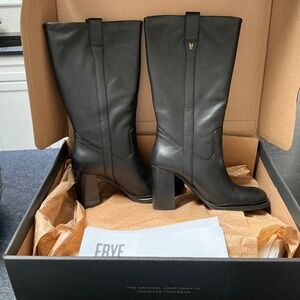 FRYE—MID CALF—All LEATHER BOOT—SIZE 7–NIB